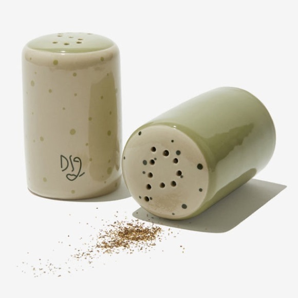 Darling Spring Other - Elegant Olive Ceramic Salt and Pepper Shaker Set